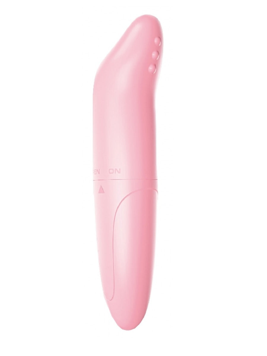 Argus Strawberry Touch Mini G Spot Vibrator - Clitoris Stimulator - Pink - 118mm - AT 001109