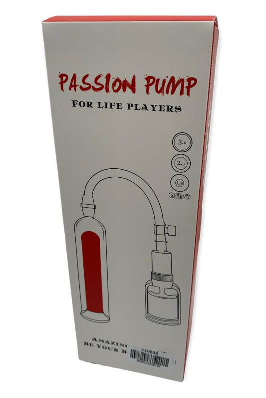 Argus - Mini pump - Passion pump - Clear - 110838 - Big size penis pump - 25 cm x 7 cm