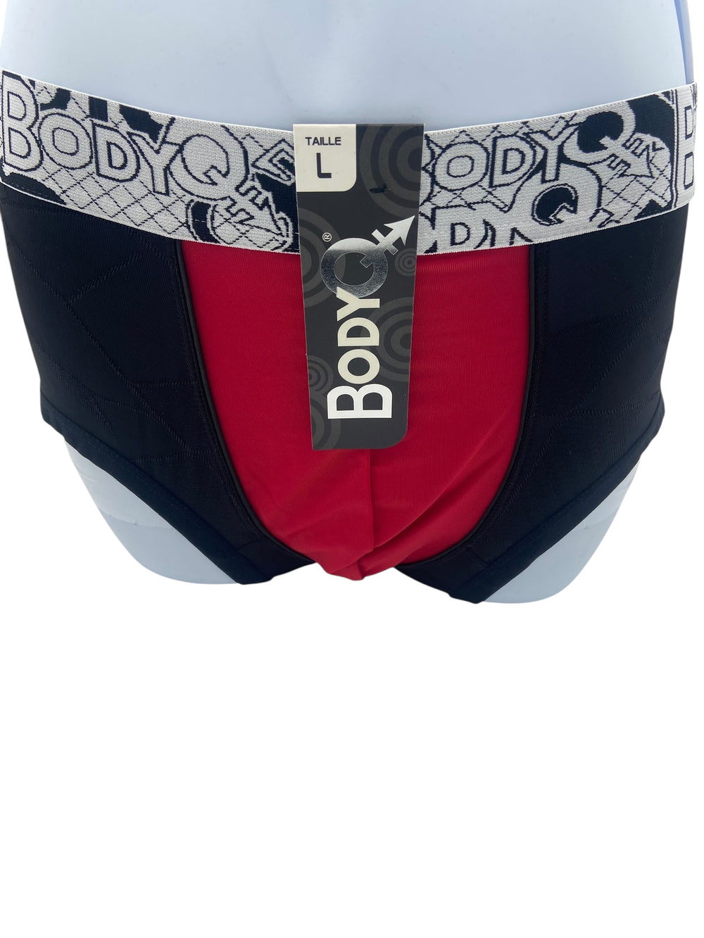 BodyQ Male Lingerie - Sexy Men’s Underwear Boxer – Black Red  - S/ M / L / XL