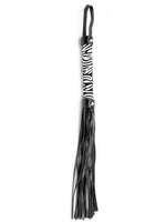 Argus White Leopard Flogger - Leatherlook - AF 001025