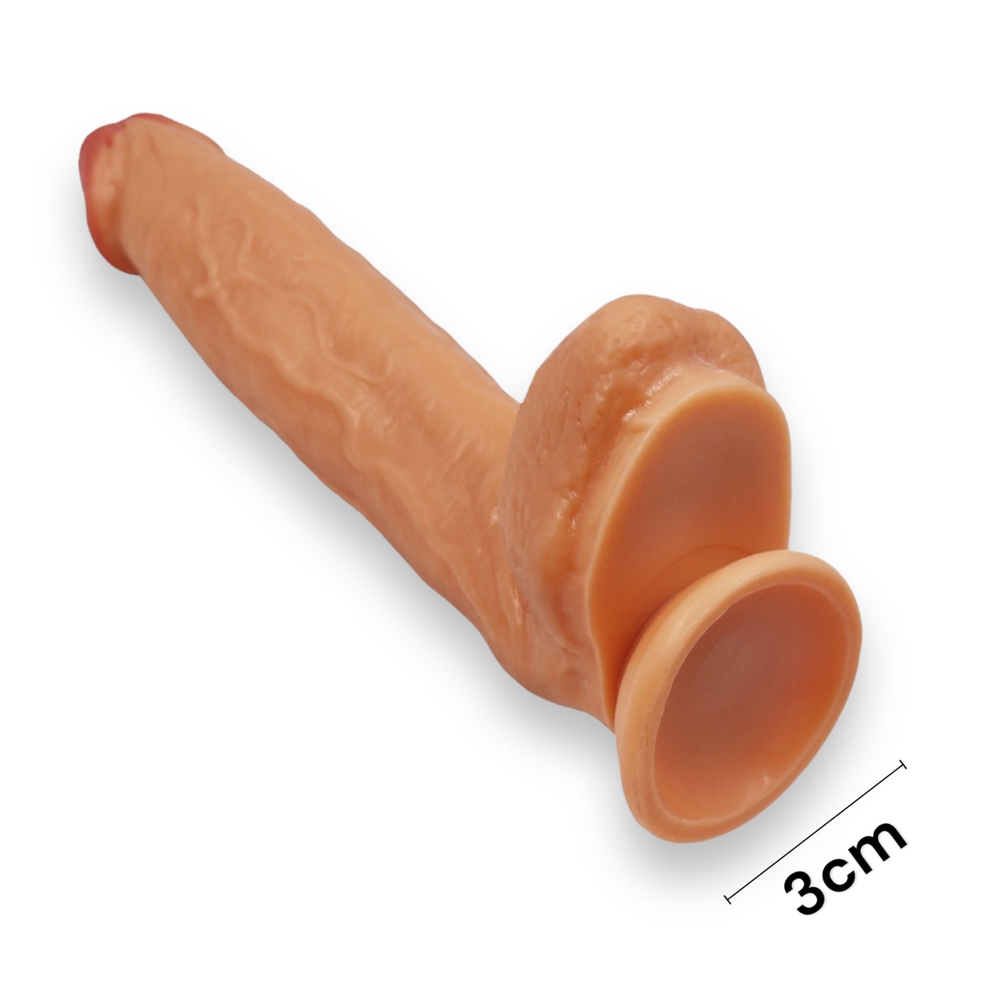 Power Escorts - BR229 Flesh - Monster John 11 Inch Mega Realistic Dildo app. 29 CM