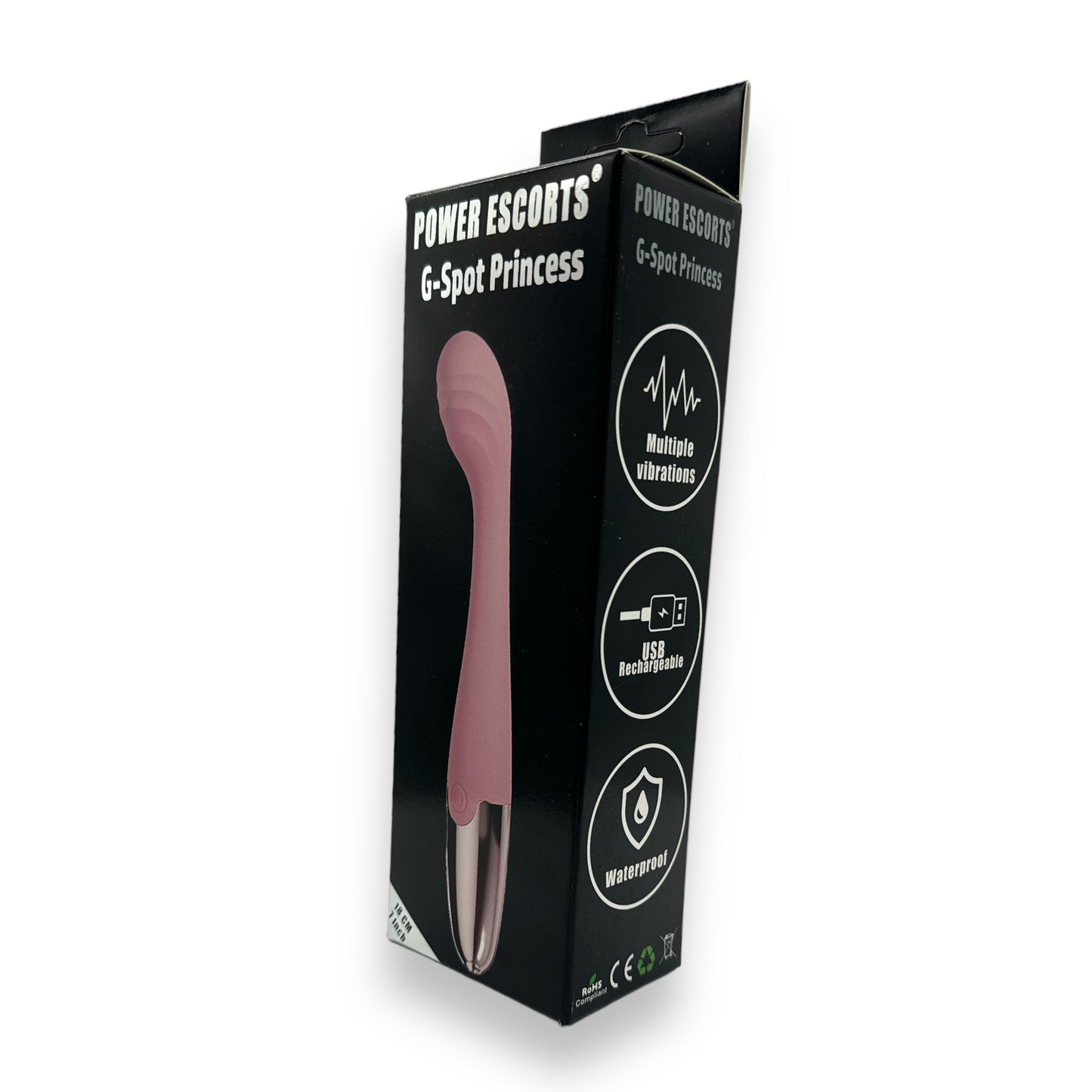 Power Escorts - BR316 Pink - G Spot Princess Bendable Vibrator  - 18 Cm / 7 Inch Silicone