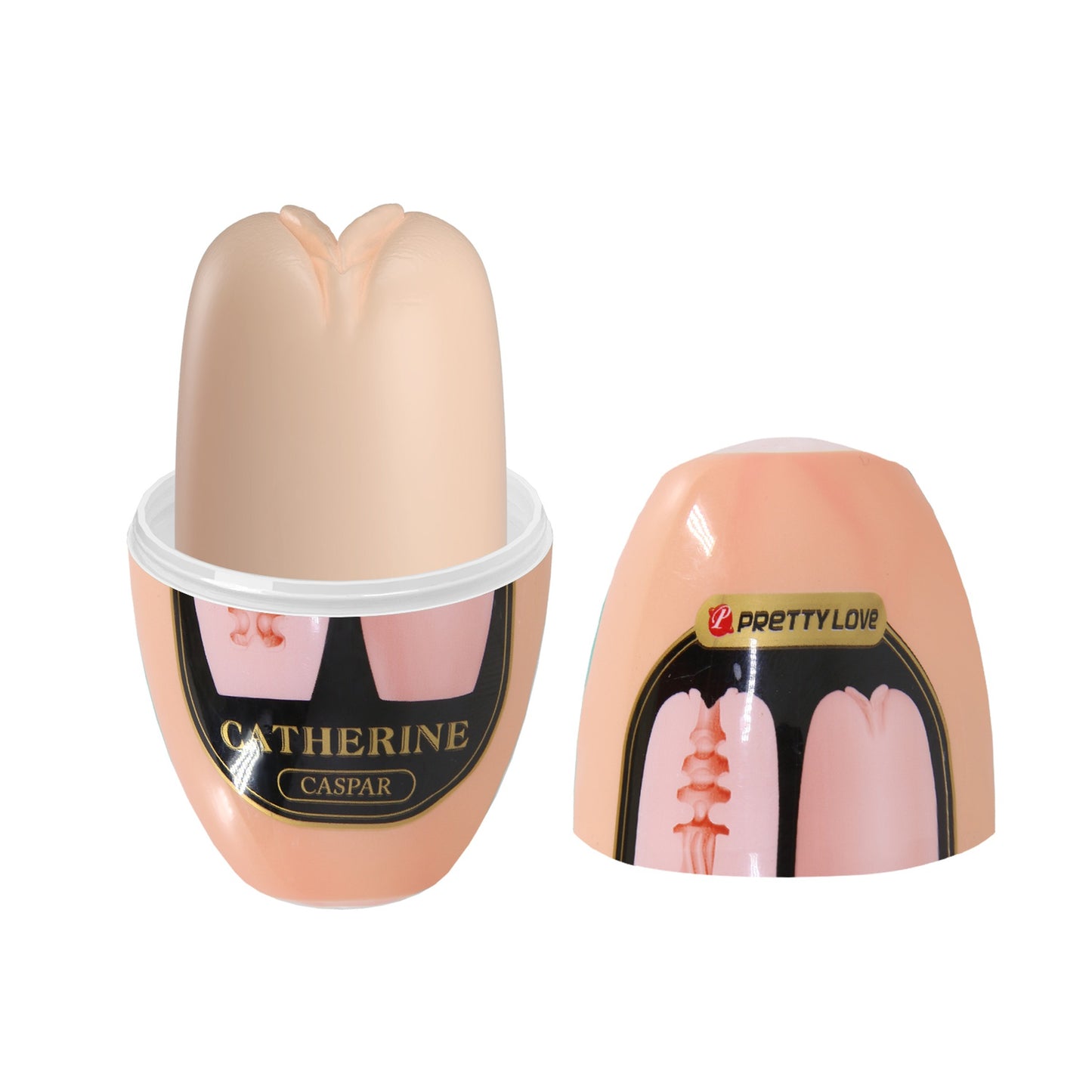 Baile - BI-014832-4-3 - Pretty Love Catherine Flesh  Silicone Masturbator Egg Big Size