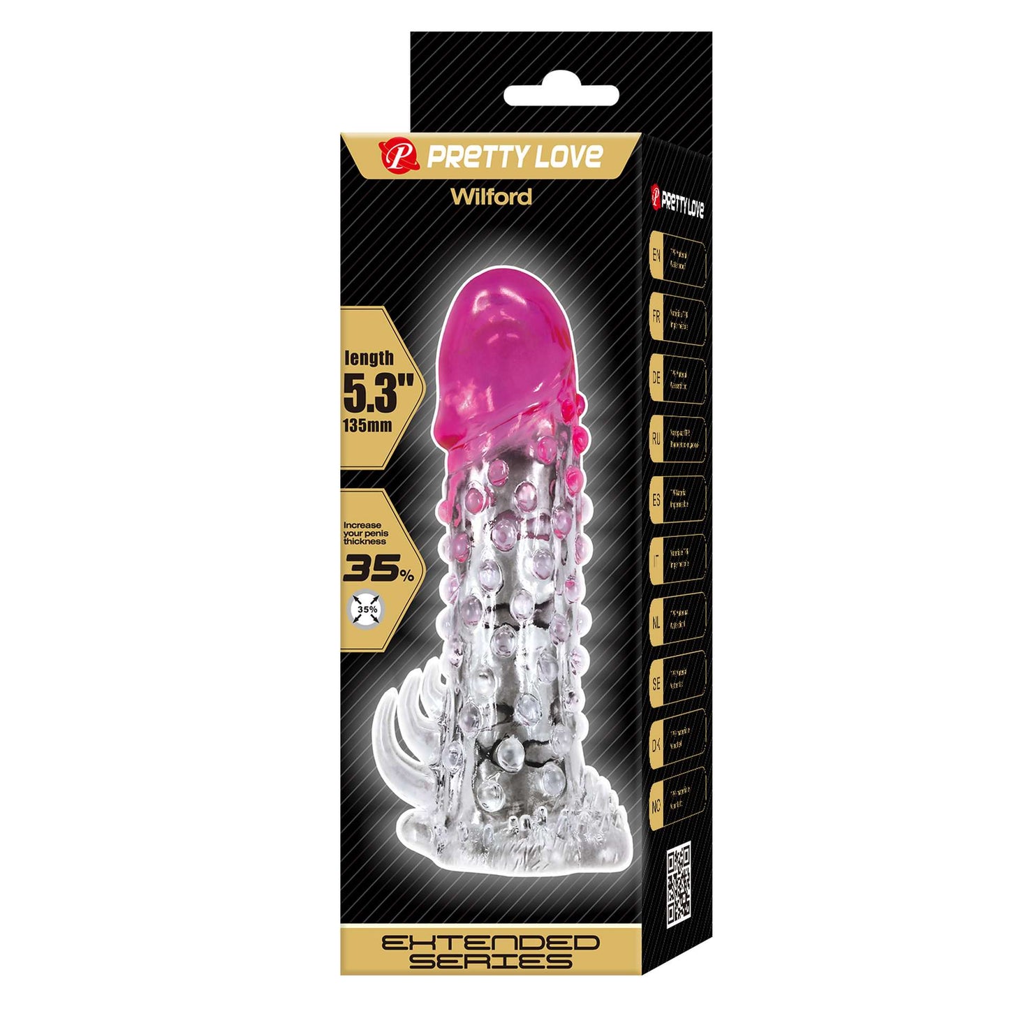 Baile - BI-026203-1 - Penis Sleeve Flesh 13,5 Cm Dia 3,5 Cm - 5,3 Inch Extender