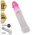 Baile - BI-026208-1 - Penis Sleeve Flesh 8 Cm Dia 4 Cm - 7 Inch Extender