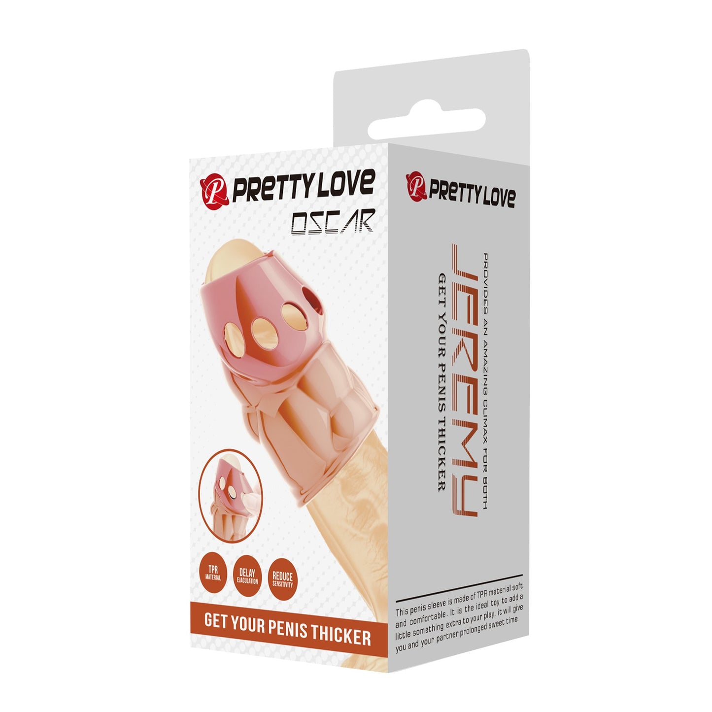 Pretty Love - Oscar - Penis Sleeve - Flesh Colour - BI-026247