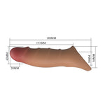 Pretty Love - BI-026278N-1  - Penis Sleeve – Damell Brown 19,8 CM