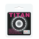 Baille - BI-210145 - Titan Cockring Black 4,2 cm dia 1 cm