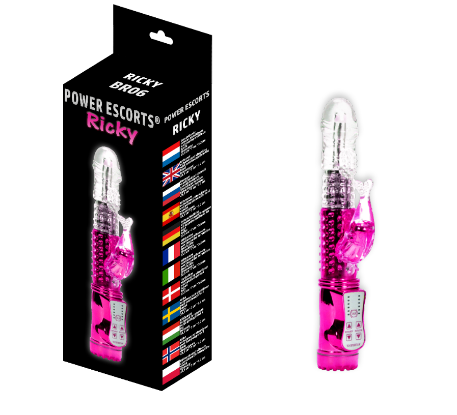 Power Escorts - Br06 - Ricky G Spot Vibrator - Rabbit - 36 functions