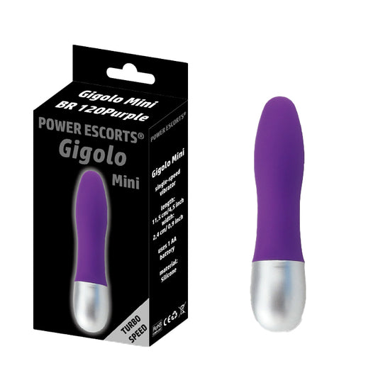 Power Escorts - BR120 - Gigolo Mini Vibrator - 11,5 cm - 3 Colours