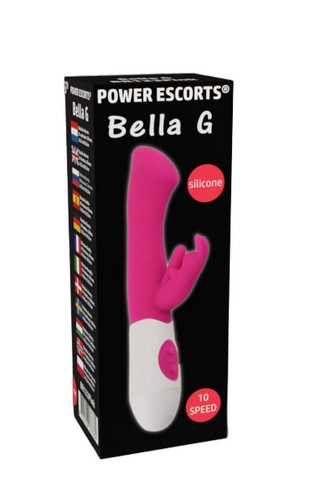 Power Escorts - BR123 Pink Bella G - G Spot Vibrator - 10-Speed - 20 CM - COLOURBOX