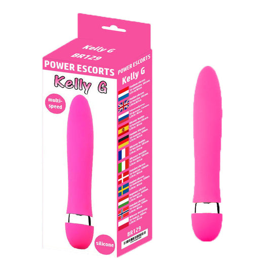 Power Escorts - BR129 - Kelly G - G Spot Vibrator - 10-Speed - 18,5 CM - Pink