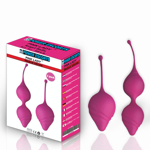 Power Escorts - BR13 - Pink Lady - Double Kegal Balls - Pink
