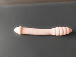 Power Escorts - BR140 Black - Rocket Dong - Double Dildo - Extreme Flexible - Ideal For Starters - 20,4 × 3 CM - Black