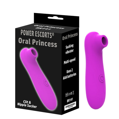Power Escorts - BR141 Purple - Oral Princess - OralSucker Vibrato - Clitoral Stimulator