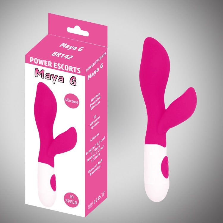 Power Escorts - BR142 - Maya G Pink G Spot Vibrator - 10-Speed