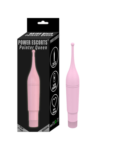 Power Escorts - BR189 - Pointer Queen - Pink Clitoris point Vibrator - 16 CM