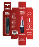 Power Escorts - 10 Pack - Black & Red Lipstick Vibe – Discreet Lipstick Vibrator | Compact & Powerful