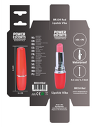 Power Escorts - 10 Pack - Black & Red Lipstick Vibe – Discreet Lipstick Vibrator | Compact & Powerful