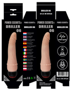 Power Escorts - BR35 - Driller 06 - Big Fat Realistic Vibrator