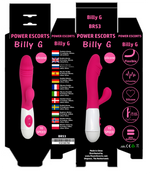 Power Escorts - BR53 - Billy G Tarzan Vibrator - 10-Speed - 20 CM Colour box