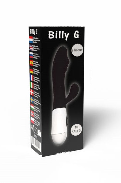 Power Escorts - BR53 - Billy G Tarzan Vibrator - 10-Speed - 20 CM Colour box Arrival Second week November