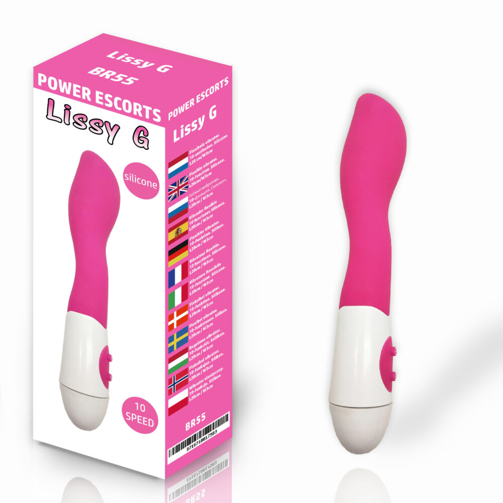 Power Escorts - BR55 - Lissy G Pink G Spot Vibrator - 10-Speed