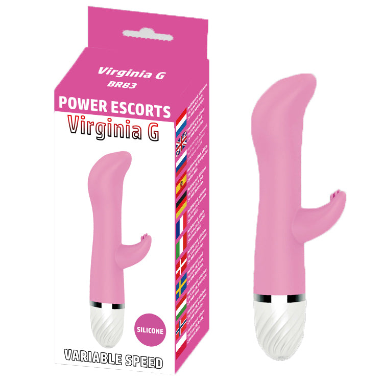 Power Escorts BR83 - Virginia G  - Pink G Spot Vibrator - 10-Speed - BR83