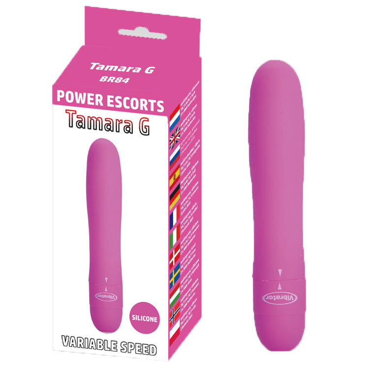 Power Escorts - BR84 - Tamara G  - G Spot Vibrator - Pink - Silicone