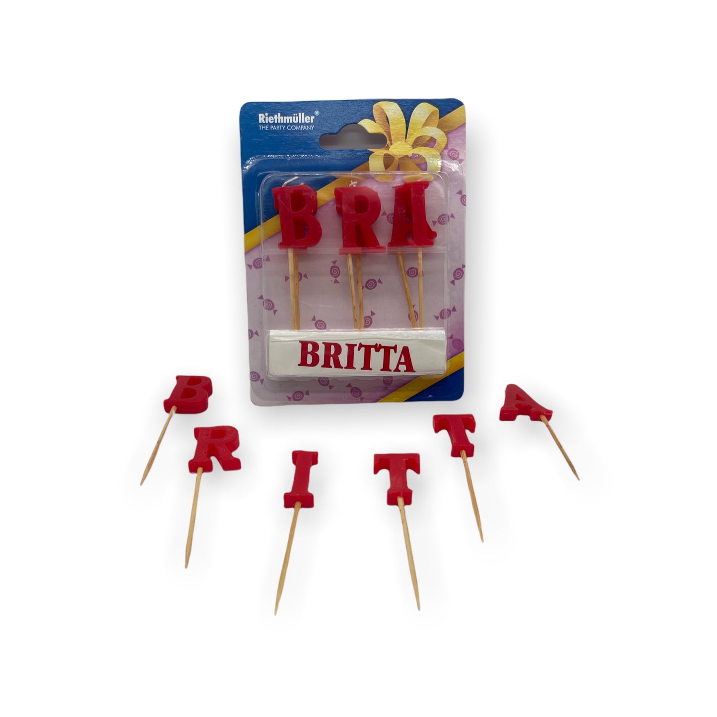 Timmy Toys - Riethmuller - Birthday Candles In Many Names - 2 Colours