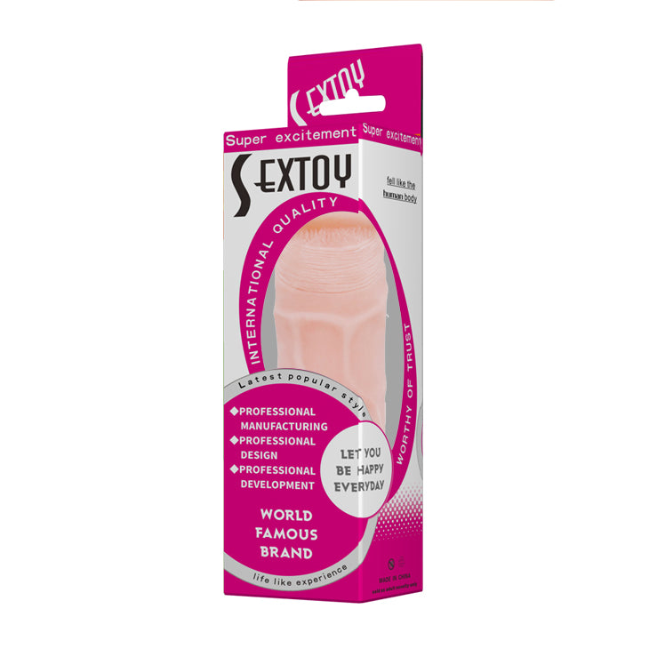 Baile - BW-007002G - Penis Sleeve Flesh 16,3 Cm Dia 3,8 Cm Inner - Extender