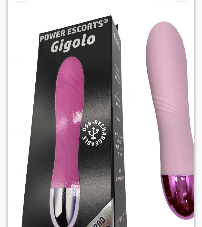 Power Escorts - BR139 Pink - Gigolo G Spot Vibrator - Pink - Rechargeable