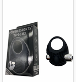 Power Escorts - BR59 -  Silicone Turbo 03 Vibrating Cockring - Black