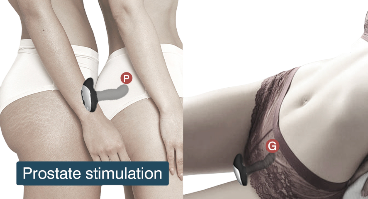 Luxury Play Prostate Stimulator - Silicone Usb Massager -  7 Function - Pulsator - Heating - Black - LP06