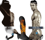 Luxury Play - LP06 - Prostate Stimulator - Silicone Usb Massager -  7 Function - Pulsator - Heating - Black