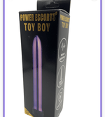 Power Escorts Toy Boy Classic Vibrator - 18 CM - Purple - BR61 - New Box