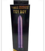 Power Escorts Toy Boy Classic Vibrator - 18 CM - Purple - BR61 - New Box