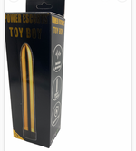 Power Escorts Toy Boy Classic Vibrator - 18 CM - Gold - BR61