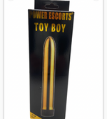 Power Escorts Toy Boy Classic Vibrator - 18 CM - Gold - BR61