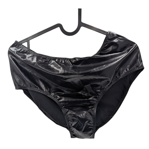 Glossy Black Kinky Brief
