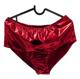 Glossy Red Kinky Brief