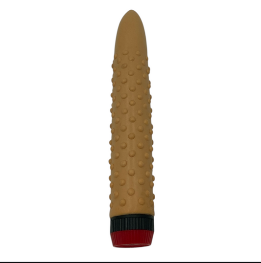 Big Dots Ribble Vibrator – 24 cm | Flesh | Window Box - Club