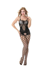 Body Pleasure - TL17 - open Fishnet Bodystocking - One Size - Black