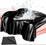 Power Escorts - BR190 - Kinky Bed Sheet - Dark Brown & Black