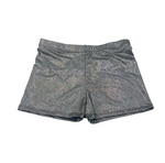 Glossy Dark Silver Diamond Look Kinky Boxer