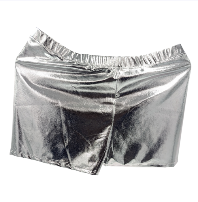 Glossy Silver Kinky Boxer