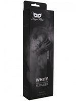 Argus White Leopard Flogger - Leatherlook - AF 001025