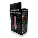 Power Escorts - BR315 - Mini Wand Massager De Luxe Pink - 11,6 Cm / 4.5 Inch Silicone