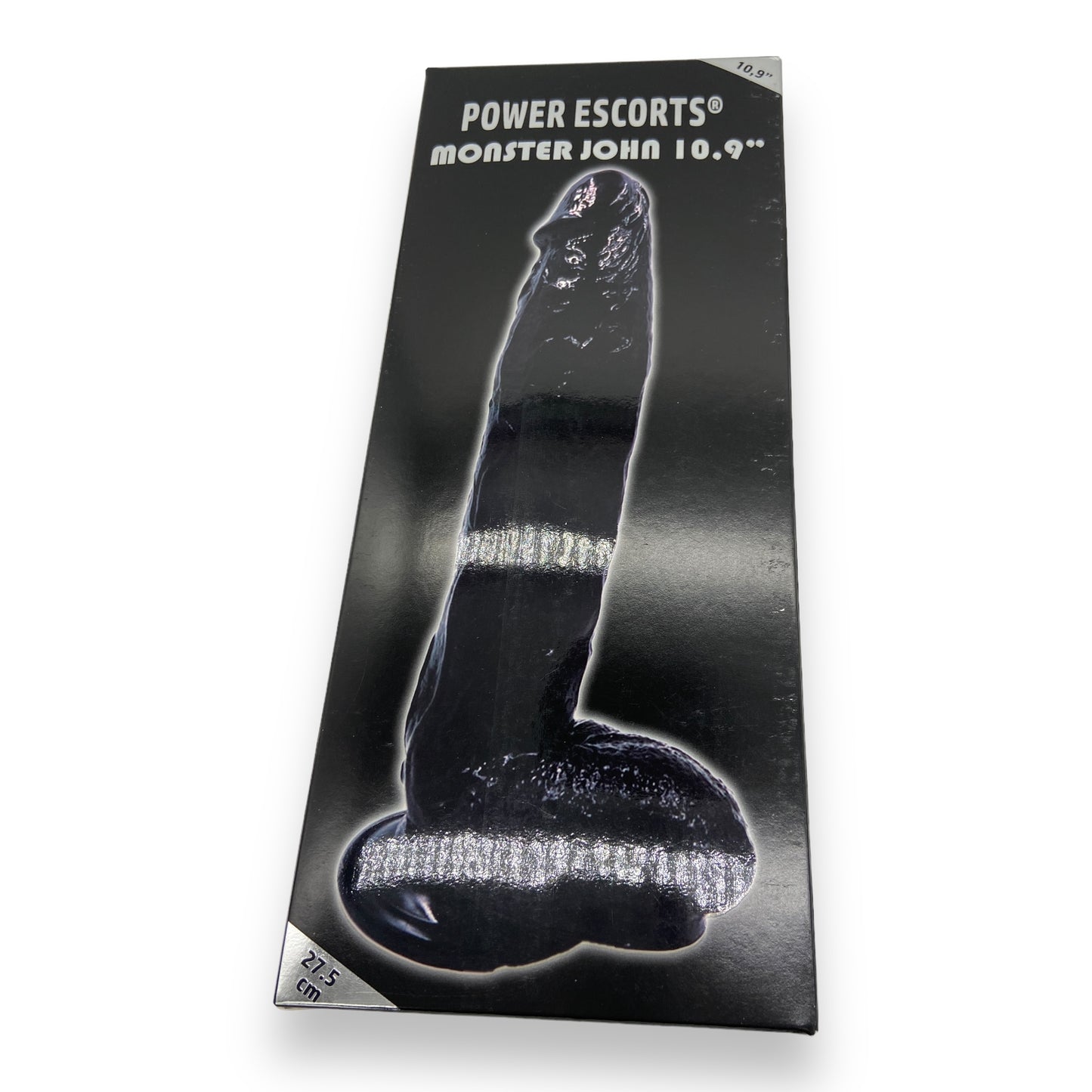 Power Escorts - BR229 Black - Monster John 10,9'' Mega Realistic Dildo 28 CM