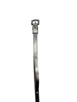 Cat Collar / Small Dog Collar - Silver - Dia 8 CM - Length 28 CM - Width 1 CM - Buckle With Luxury Diamond Stone Look